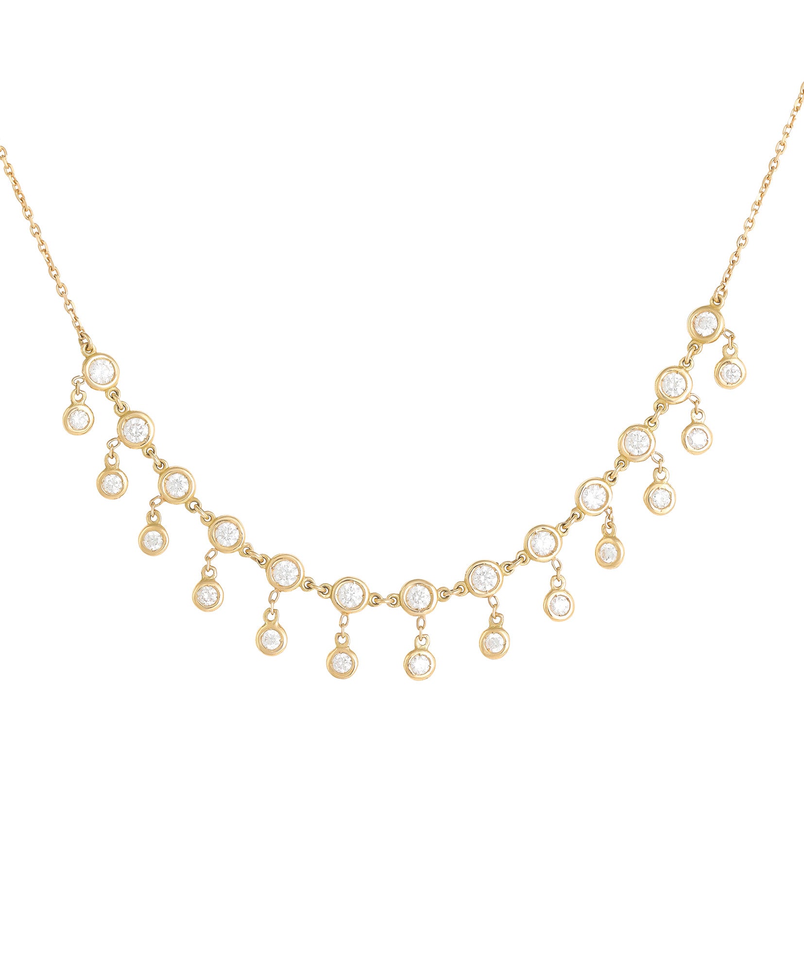 J by boghossian, white diamond, gold, necklace