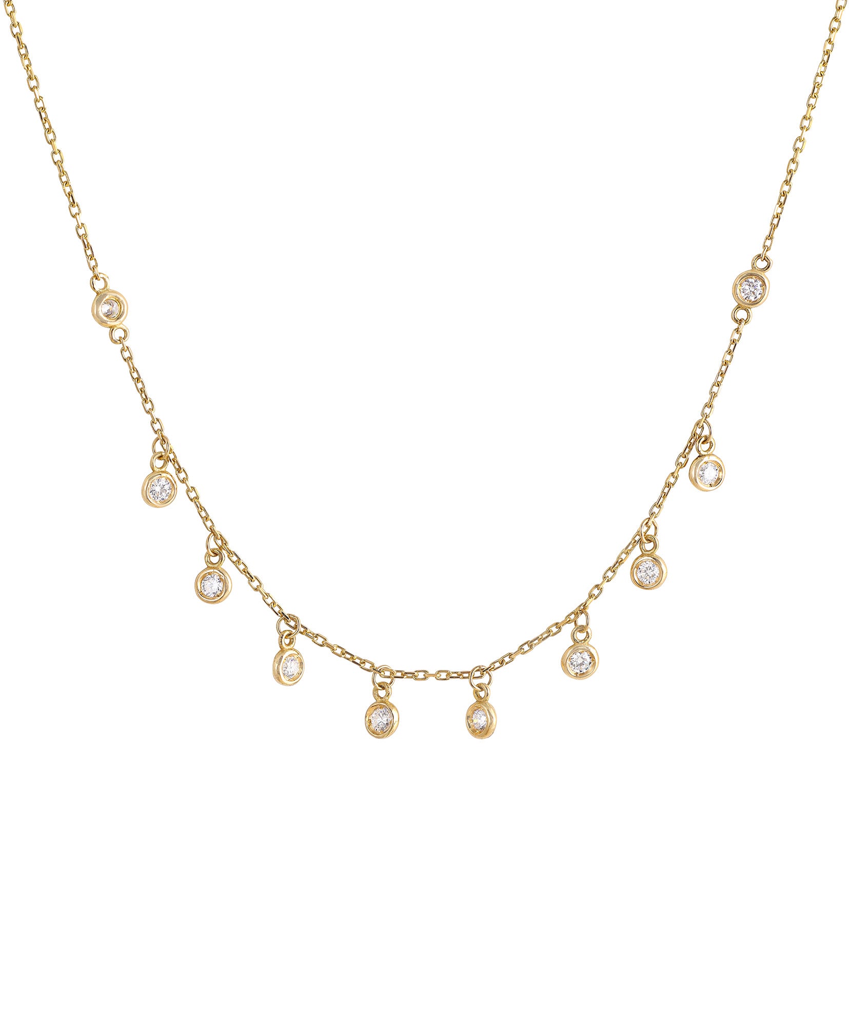 FLOATING DIAMONDS NECKLACE